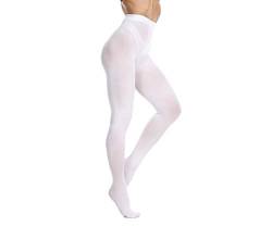 Frola Nur die Damen Strumpfhose 80 Den Blickdicht Microfaser Weich Damenstrumpfhose (S/M, Weiß) von Frola