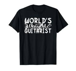 World's Okayest Guitarist - Lustig T-Shirt von From Dyzamora