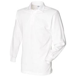 Front Row Herren Poloshirt mehrfarbig Bianco/Bianco Large von Front Row