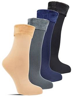 Frostfighter Damen Thermosocken (6x Paar) Wintersocken weiches Vollfrottee Innenfutter von Frostfighter