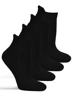 Frostfighter Herren Thermo Sneaker Socken (6x Paar) Winter Vollfrottee Innenfutter (Schwarz, 47-50) von Frostfighter