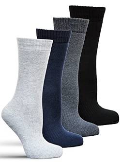 Frostfighter Herren Thermosocken (6x Paar) Winter Ski Vollfrottee Innenfutter (Mehrfarbig - Schwarz-Blau-Anthrazit-Grau, 47-50) von Frostfighter