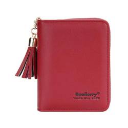 Fashion Zipper Quaste Brieftasche Geld Tasche Für Frauen PU Leder Casual Kreditkarte Halter Ändern Tasche Geldbörse Brieftasche von Frotox