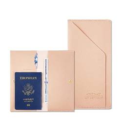 Lover Couple Passport Card Cover Cute Wallet Money Case for Women Men Wedding Gift Travel Wallets Passport Protector, rose von Frotox