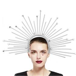 Sonnen Themen Haar Accessoire DIY Festival Stirnband Elegante Braut Kopfbedeckung Legierungsmaterial Goddness Haarband Für Partys Frauen Kopfbedeckung von Frotox