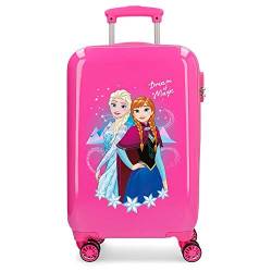 Disney Frozen Die Eiskönigin Dream of Magic Kabinenkoffer Rosa 37x55x20 cms Hartschalen ABS Kombinationsschloss 32L 2,5Kgs 4 Doppelräder Handgepäck von Frozen