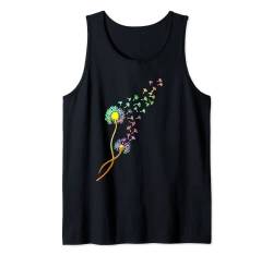 Bunte Pusteblume Löwenzahn Blume Frühling Sommer T-shirt Tank Top von Frühling & Blumen by Anne Mathiasz