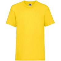 Fruit of the Loom T-Shirt Kinder T-Shirt für Mädchen u. Jungen im 2er/3er Pack - 100% Baumwolle (3-tlg) Größen 92 bis 164, verschiedene Farben von Fruit Of The Loom