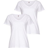 Fruit of the Loom V-Shirt Lady-Fit Valueweight V-Neck (Packung, 2-tlg., 2er-Pack) von Fruit Of The Loom