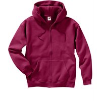 Witt Weiden Damen Sweatjacke weinrot von Fruit Of The Loom