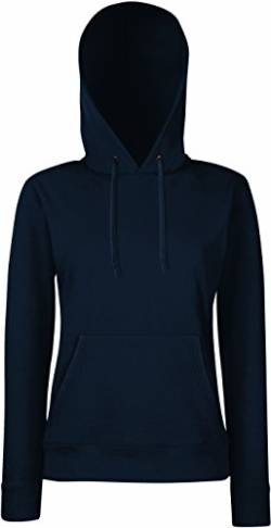 Damen Kapuzen Sweatshirt Hoodie Pullover Shirt verschiedene Größe und Farben - Shirtarena Bündel M,Deep Navy von Fruit of the Loom