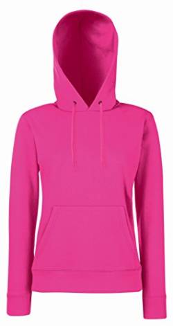 Damen Kapuzen Sweatshirt Hoodie Pullover Shirt verschiedene Größe und Farben - Shirtarena Bündel S,Fuchsia von Fruit of the Loom