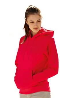 Damen Kapuzen Sweatshirt Hoodie Pullover Shirt verschiedene Größe und Farben - Shirtarena Bündel XL,Rot von Fruit of the Loom