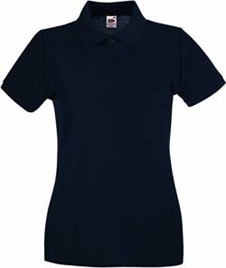 Damen Kurzarm Premium Polo T-Shirt Größen - Shirtarena Bündel von Fruit of the Loom