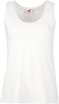 Fruit Of The Loom 61376 Womens Sleeveless Ladies Lady-Fit Valueweight Vest Tank Top - White - X-Large von Fruit of the Loom