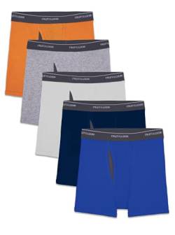 Fruit Of The Loom Boys CoolZone Assorted Boxer Briefs 5-Pack, M, Assorted von Fruit of the Loom