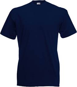 Fruit Of The Loom Herren Kurzarm T-Shirt Medium,Blau - Deep Navy von Fruit of the Loom