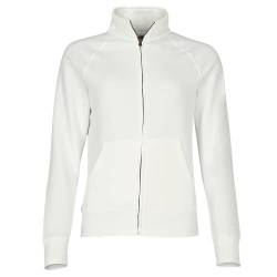 Fruit of The Loom Damen Sweatjacke Premium Lady-Fit Weiß White XS von Fruit of the Loom