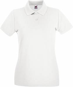 Fruit of The Loom Lady-Fit Premium Poloshirt 2017 S White von Fruit of the Loom