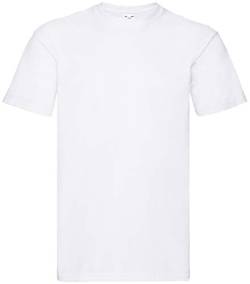 Fruit of the Loom 10er Pack Super Premium T Herren Damen Unisex T-Shirt schwere Qualität NEU, Farbe:weiß, Größe:3XL von Fruit of the Loom