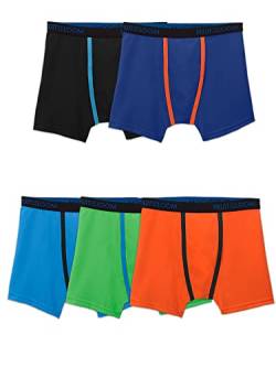 Fruit of the Loom Big Boys Breathable Boxer Brief Underwear Multipack, Micro/Mesh Assorted, Medium von Fruit of the Loom