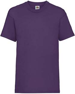 Fruit of the Loom Childrens T-Shirt - Purple 7/8 von Fruit of the Loom