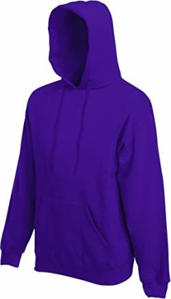 Fruit of the Loom Classic Hooded Sweat - Farbe: Purple - Größe: XXL von Fruit of the Loom