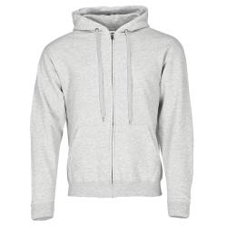 Fruit of the Loom Classic Hooded Sweat Jacket, Farbe:Graumeliert, Größe:2XL von Fruit of the Loom