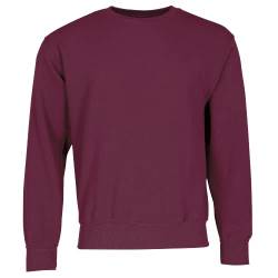 Fruit of the Loom Classic Set-In Sweat + GRATIS MyShirt Stoffbeutel, Farbe:Burgund + GRATIS MyShirt Stoffbeutel, Größe:2XL von Fruit of the Loom