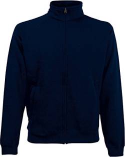 Fruit of the Loom Classic Sweat Jacket, dunkelblau, XL von Fruit of the Loom