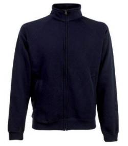 Fruit of the Loom Classic Sweat Jacket deep navy,XXL von Fruit of the Loom