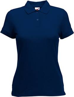 Fruit of the Loom Damen 65/35 Polo Lady-Fit Poloshirt, Blau (Navy 200), Large von Fruit of the Loom