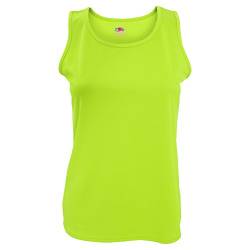 Fruit of the Loom Damen Tank Top Performance Vest Lady-Fit 61-418-0 Lime S von Fruit of the Loom