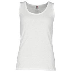 Fruit of the Loom Damen Tank Top Valueweight Vest Lady-Fit 61-376-0 White M von Fruit of the Loom