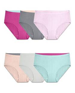 Fruit of the Loom Damen Underwear Breathable Panties (Regular & Plus Size) Unterhose, Micro Mesh-6 Pack-Low Rise Brief, 36 von Fruit of the Loom