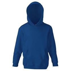 Fruit of the Loom FOTL Kinder-Kapuzenpullover, 62043, Blau, 62043 von Fruit of the Loom