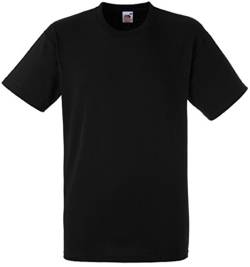 Fruit of the Loom Heavy Cotton T Schwarz XL XL,Schwarz von Fruit of the Loom