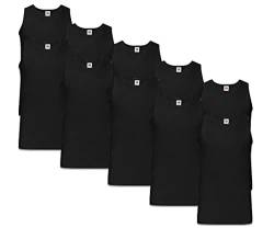 Fruit of the Loom Herren 10 Pack Weste, Schwarz (Schwarz 36), 3XL (10er Pack) von Fruit of the Loom