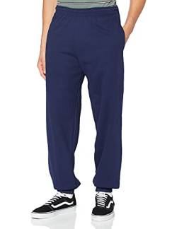 Fruit of the Loom Herren Elastische Manschette Classic Sporthose, Navy, S von Fruit of the Loom