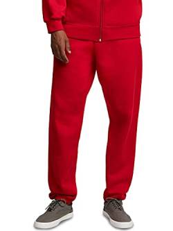 Fruit of the Loom Herren Eversoft Fleece Sweatpants Trainingshose, Elastische Unterseite, Rot, 3XL von Fruit of the Loom