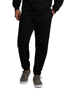 Fruit of the Loom Herren Eversoft Fleece Sweatpants & Jogger Trainingshose, Schwarz, XXL von Fruit of the Loom