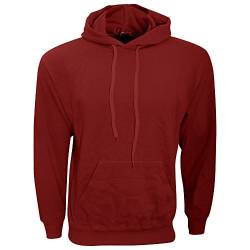 Fruit of the Loom Herren Kapuzenpullover/Hoodie / Kapuzensweater (L) (Burgunder) von Fruit of the Loom