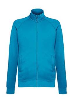 Fruit of the Loom Herren Lightweight Sweatjacke 62-160-0 Azure Blue M von Fruit of the Loom