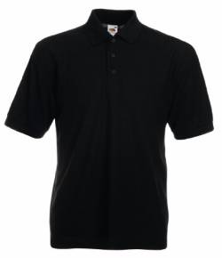 Fruit of the Loom Herren Poloshirt SS035M L,Schwarz von Fruit of the Loom