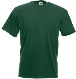 Fruit of the Loom Herren T-Shirt grün Bottle Medium von Fruit of the Loom