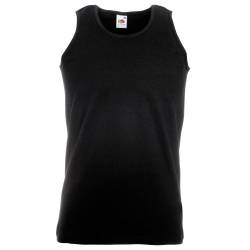 Fruit of the Loom Herren Tank Top Valueweight Athletic Vest 61-098-0 auch Farbsets M L XL XXL 3XL 4XL Black L von Fruit of the Loom