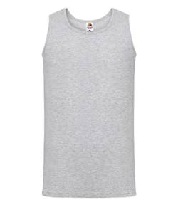 Fruit of the Loom Herren Tank Top Valueweight Athletic Vest 61-098-0 auch Farbsets M L XL XXL 3XL 4XL Heather Grey XXL von Fruit of the Loom