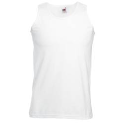 Fruit of the Loom Herren Tank Top Valueweight Athletic Vest 61-098-0 auch Farbsets M L XL XXL 3XL 4XL White XL von Fruit of the Loom