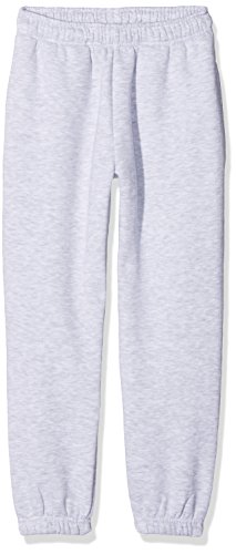 Fruit of the Loom Jungen Premium Elasticated Cuff Jog Pants Kids Sporthose, Grau (Heather Grey 123), 140 (Herstellergröße: 9-11) von Fruit of the Loom