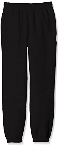 Fruit of the Loom Jungen Sporthose SS114B, Schwarz (Black), Gr. 9-11 Jahre von Fruit of the Loom